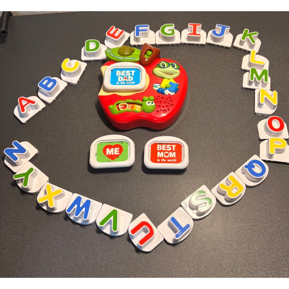 LeapFrog Fridge Phonics Kids OS Red Good Alphabet Magnetic Learning Toy Set